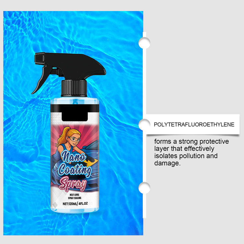 ✨Spray de polissage efficace pour voiture avec chiffon🚗