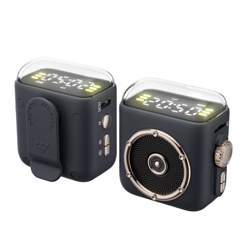 Enceinte Mini Magnétique — Son à 360° et Spectacle de Lumières LED