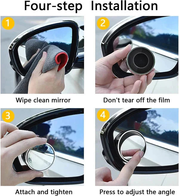 🚗Miroir d'angle mort de voiture (1 paire)✅