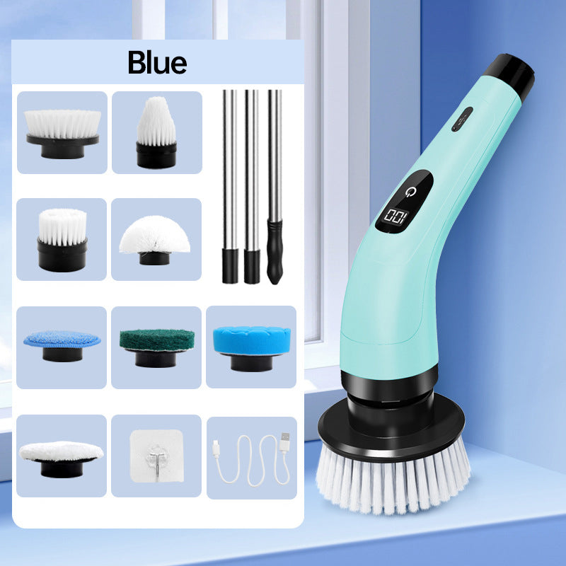 🔥VENTE LIMITÉE 50 % DE RÉDUCTION !!🔥Brosse de nettoyage électrique 9 en