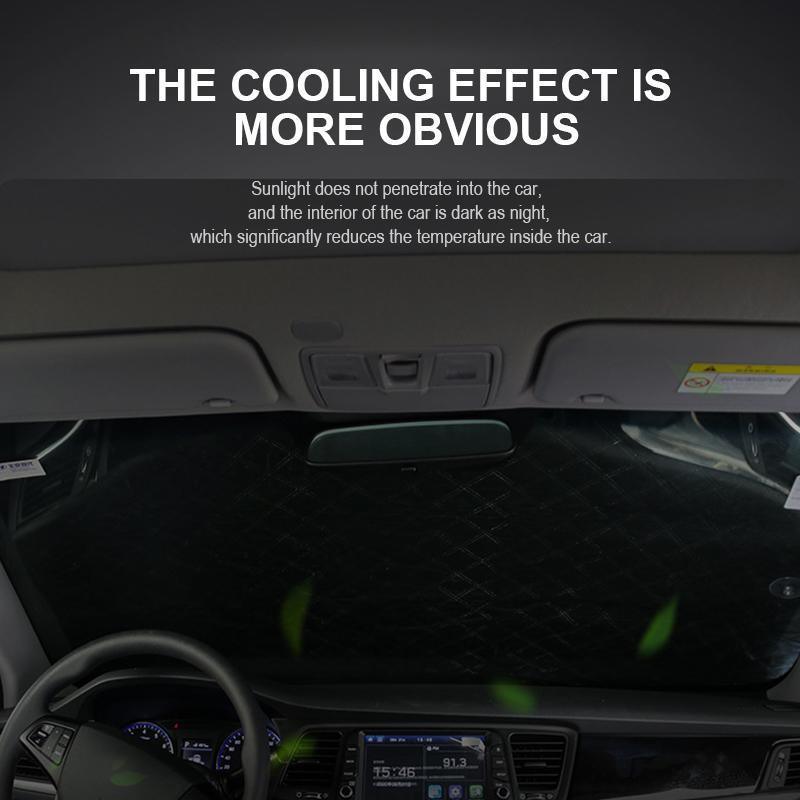🚗 ACHETEZ 2 OFFREZ 1! ✨ Couverture Magnétique Contre la Neige pour Pare-brise - Isolation Thermique 4 Couches avec Installation Rapide pour Protection Antigel ❄️🔗