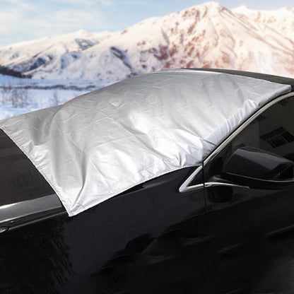 🚗 ACHETEZ 2 OFFREZ 1! ✨ Couverture Magnétique Contre la Neige pour Pare-brise - Isolation Thermique 4 Couches avec Installation Rapide pour Protection Antigel ❄️🔗